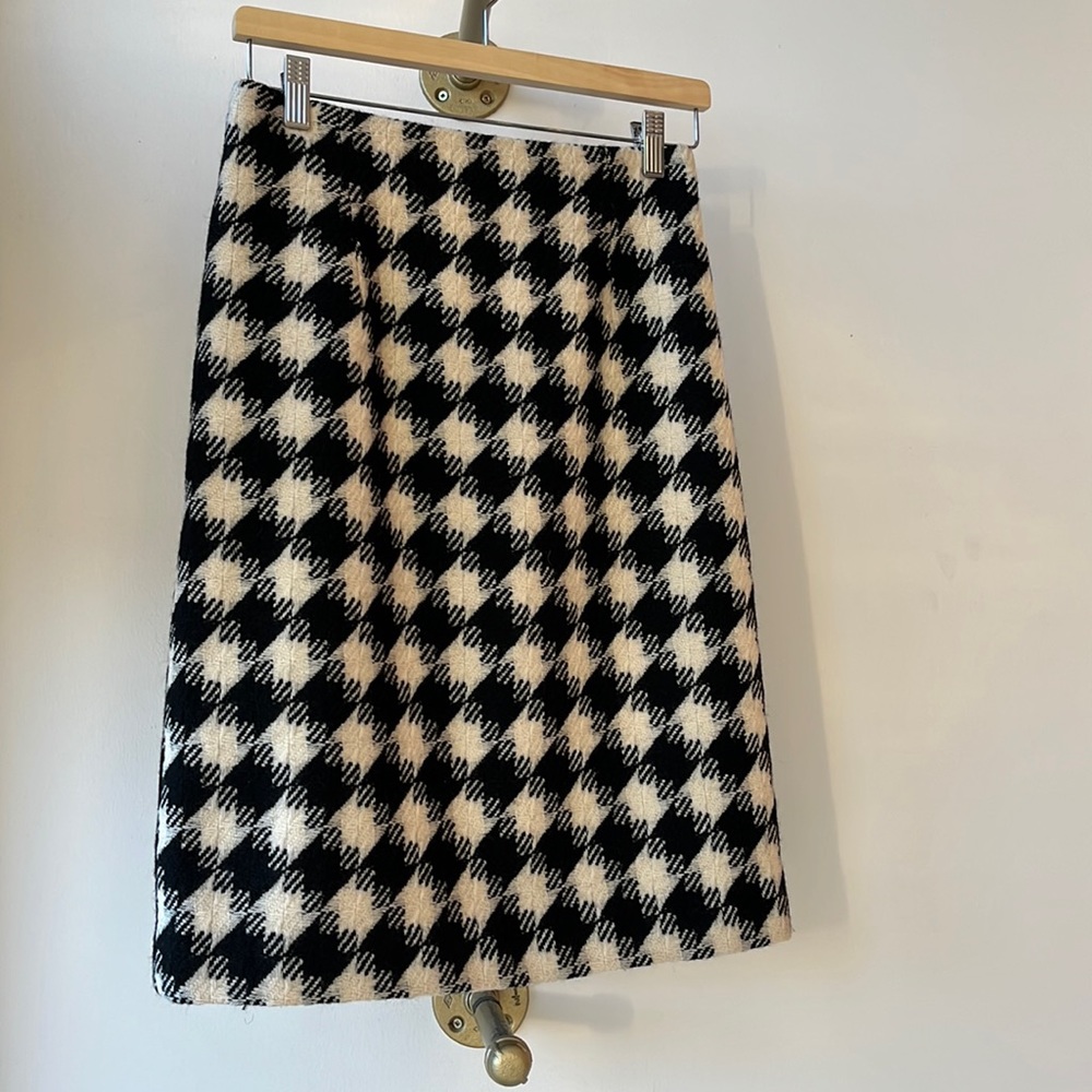 *SOLD*Vintage Houndstooth Pencil Skirt